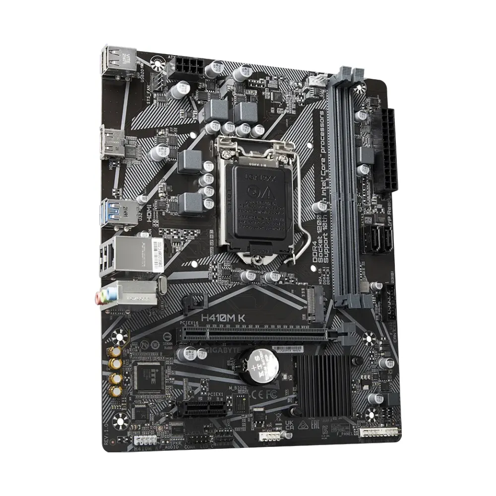 Gigabyte Motherboard H410M K DDR4 For Intel 10th Gen view 2
